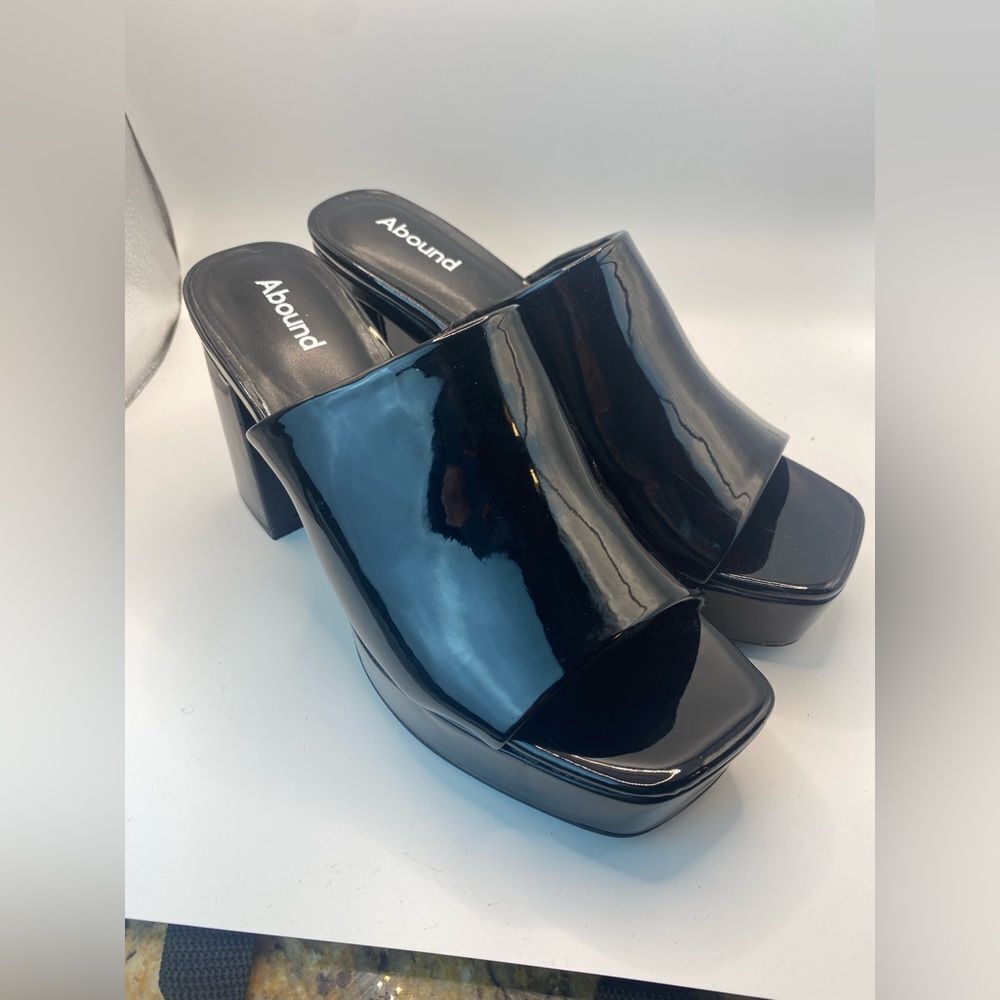 Abound black block heels‎